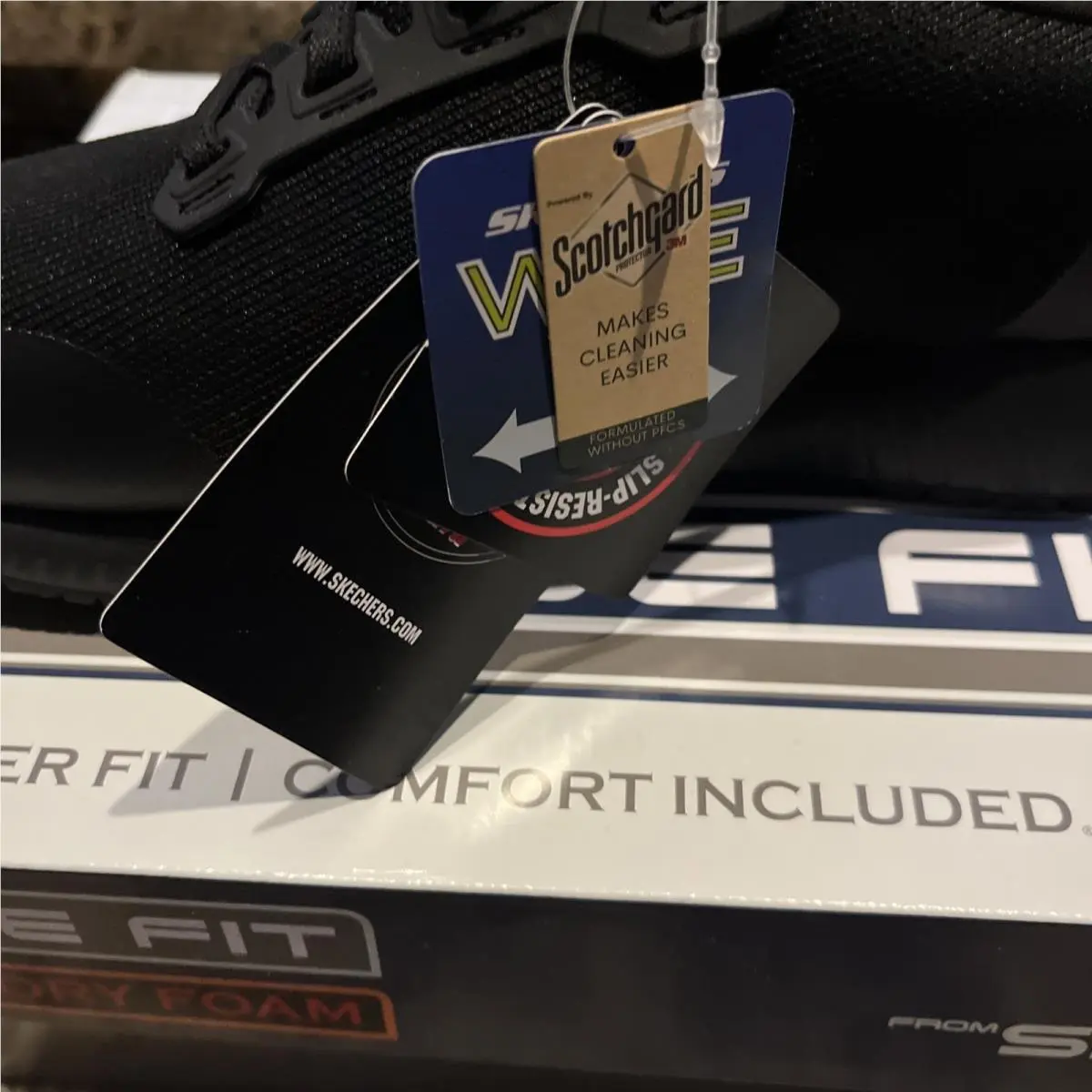 Skechers shoes - Sketchers memory foam wide - Sketchers memory foam wide - Black 1