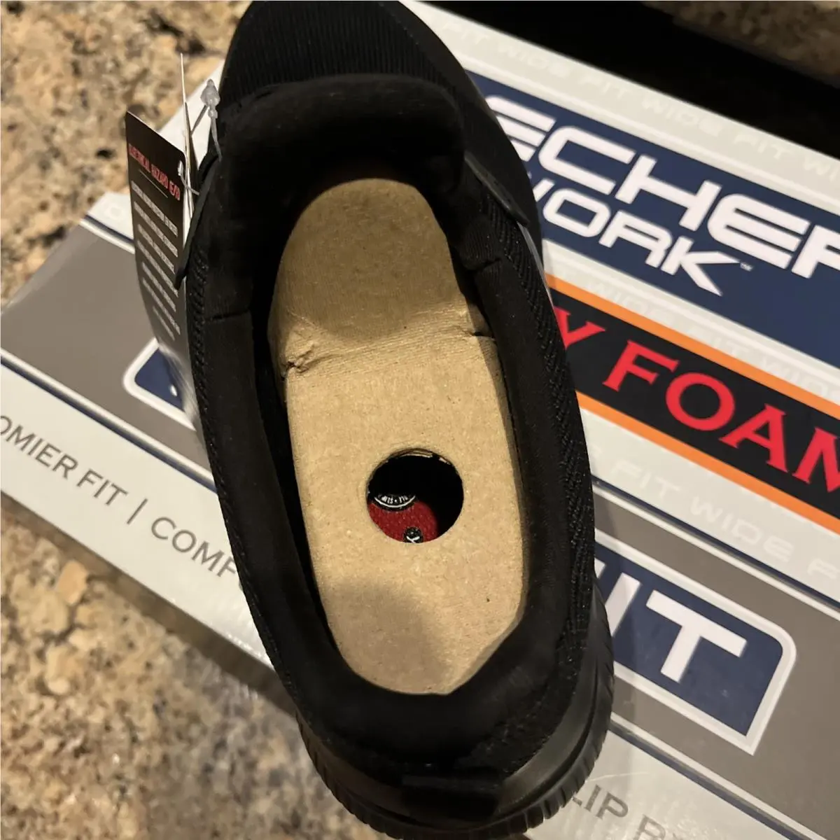 Skechers shoes - Sketchers memory foam wide - Sketchers memory foam wide - Black 4