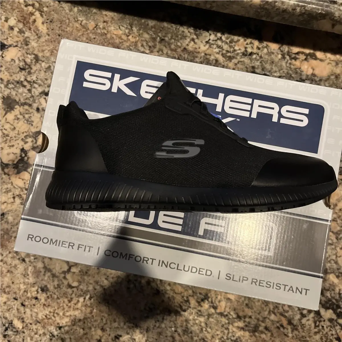 Skechers shoes - Sketchers memory foam wide - Sketchers memory foam wide - Black 5