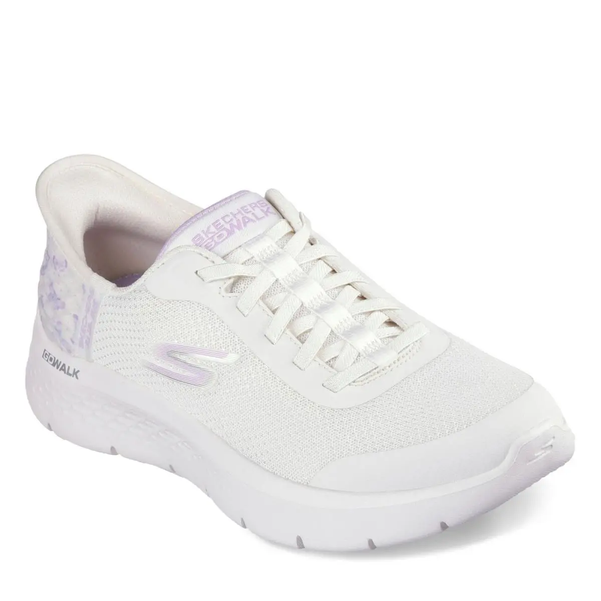 Women`s Skechers GO Walk Flex - Slip Ins Eva Walking Shoe 124823-NTPR Natural F