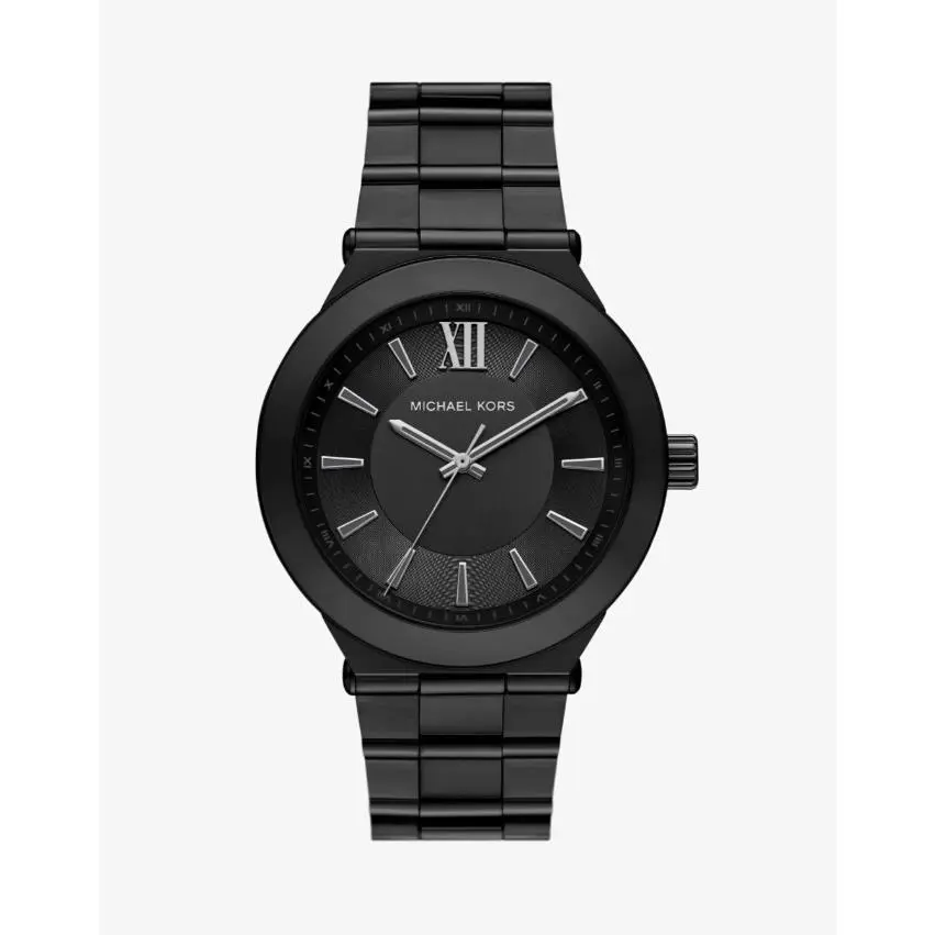 Michael Kors Billie Black Oversized 44mm Quartz Men`s Watch MK9275