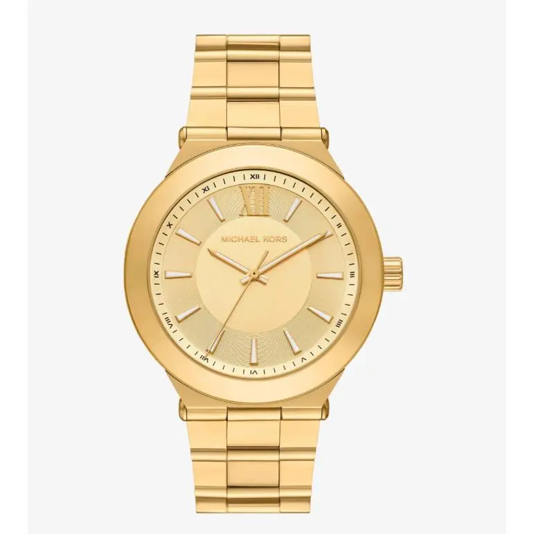 Michael Kors Billie Gold-tone Oversized 44mm Quartz Men`s Watch MK9273