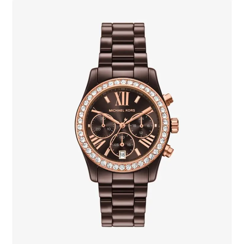 Michael Kors Lexington Brown 38mm Women`s Watch MK7638