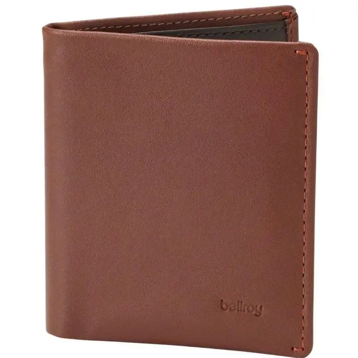 Bellroy Note Wallet Slim Leather Bifold Design Rfid Blocking - Dark Cocoa
