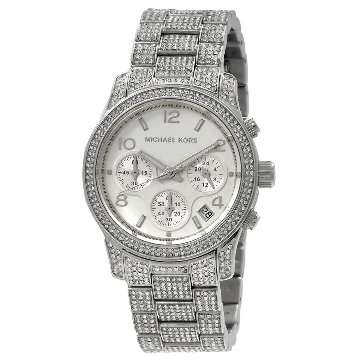 Michael Kors MK7434 Runway Silver Dial 38 mm Women`s Watch