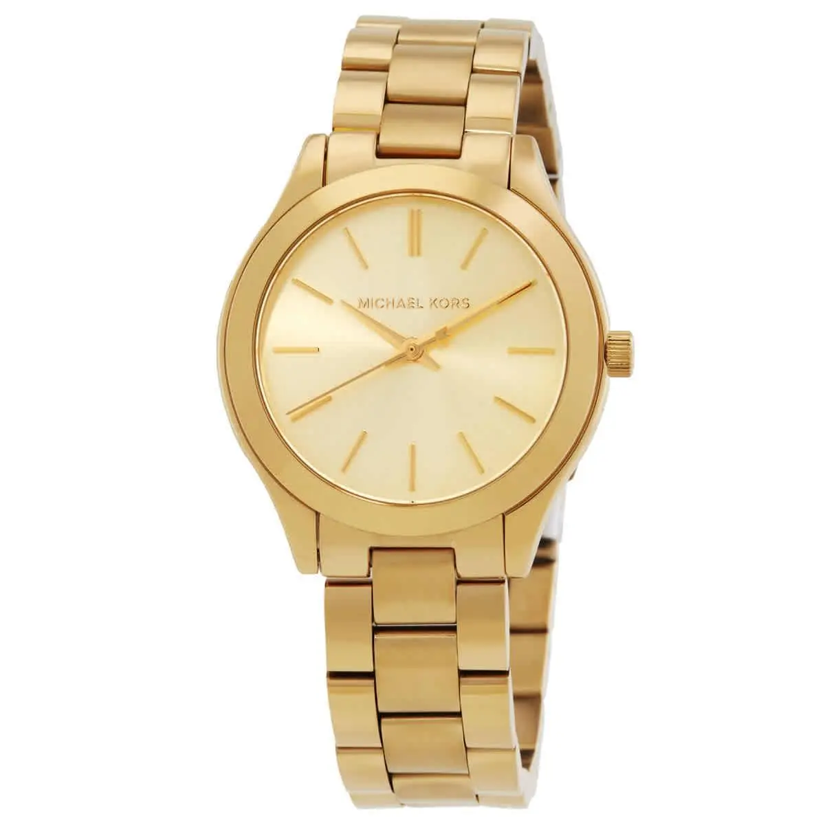 MK7561SET Slim Runway Gold-tone Dial 32 mm Women`s Watch by Michael Kors