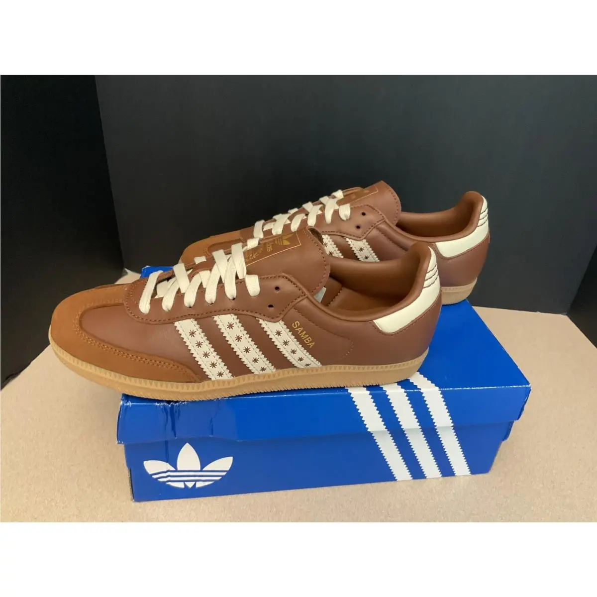 Adidas shoes - adidas Samba - Samba - JR8842 - Brown 3