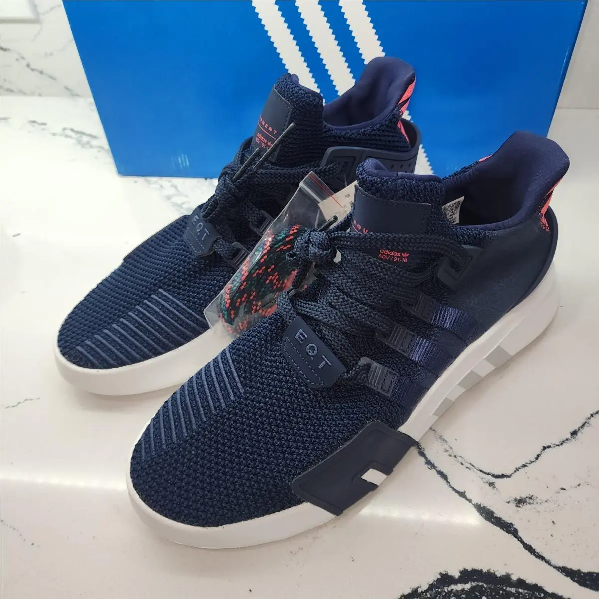 Adidas shoes - adidas Eqt Bask Adv - Eqt Bask Adv - CQ2996 - Collegiate Navy/Collegiate Navy/Reacor (UPC: 191028031562) 1