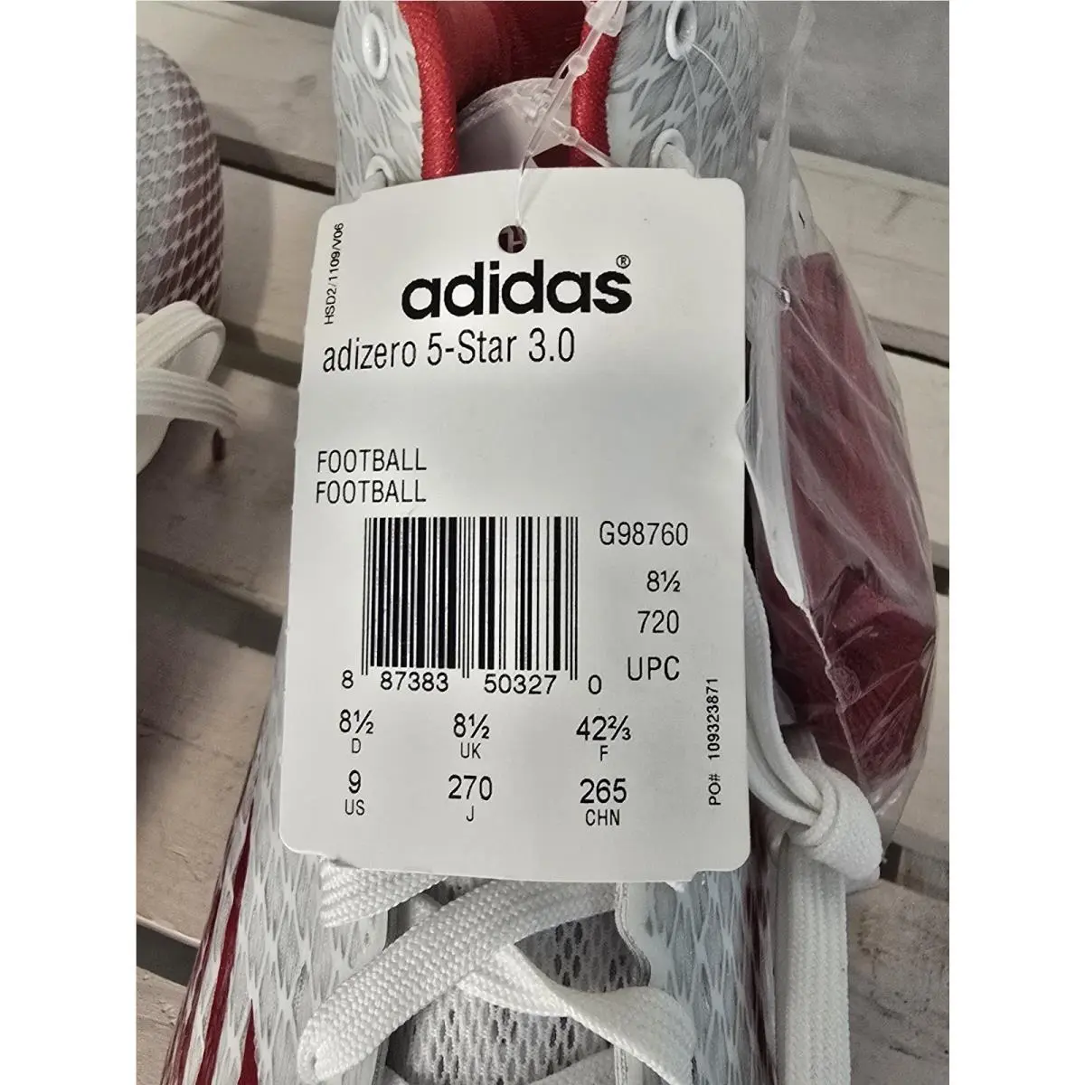Adidas shoes - adidas adizero 5 star 3.0 - G98760 - Red 9