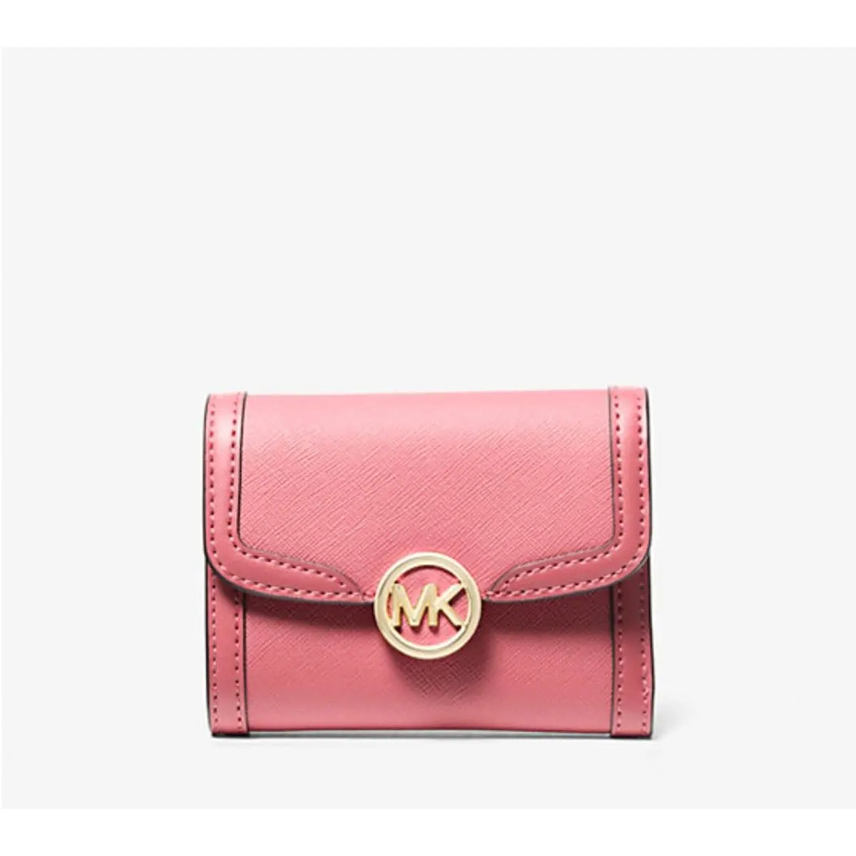 Michael Kors Leida Medium Wallet IN Light Pink Berry Sorbet