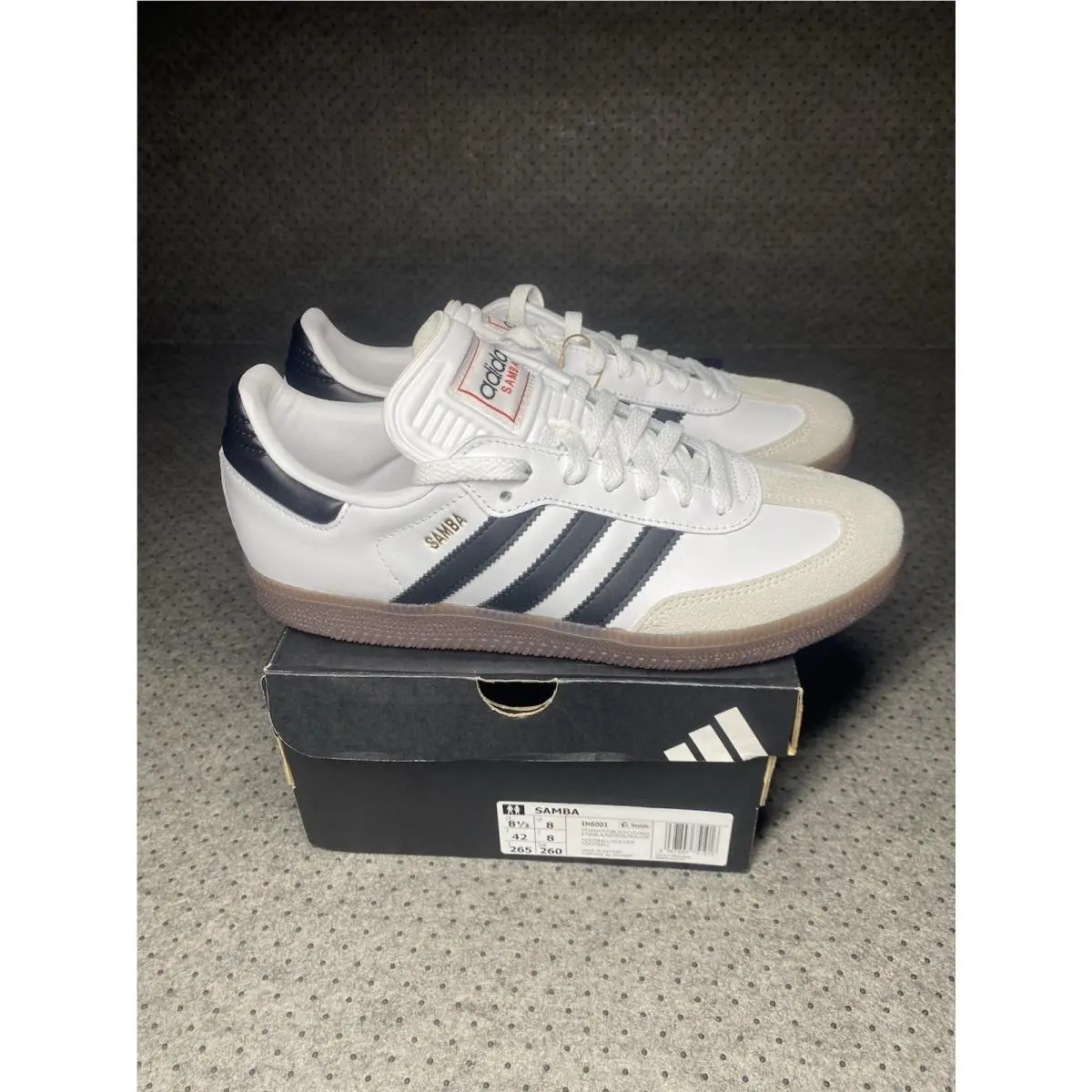 Adidas shoes - adidas Samba - Samba - White With Black Stripes 0