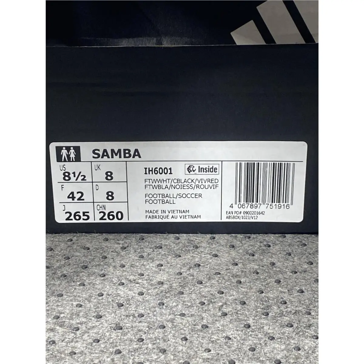 Adidas shoes - adidas Samba - Samba - White With Black Stripes 5