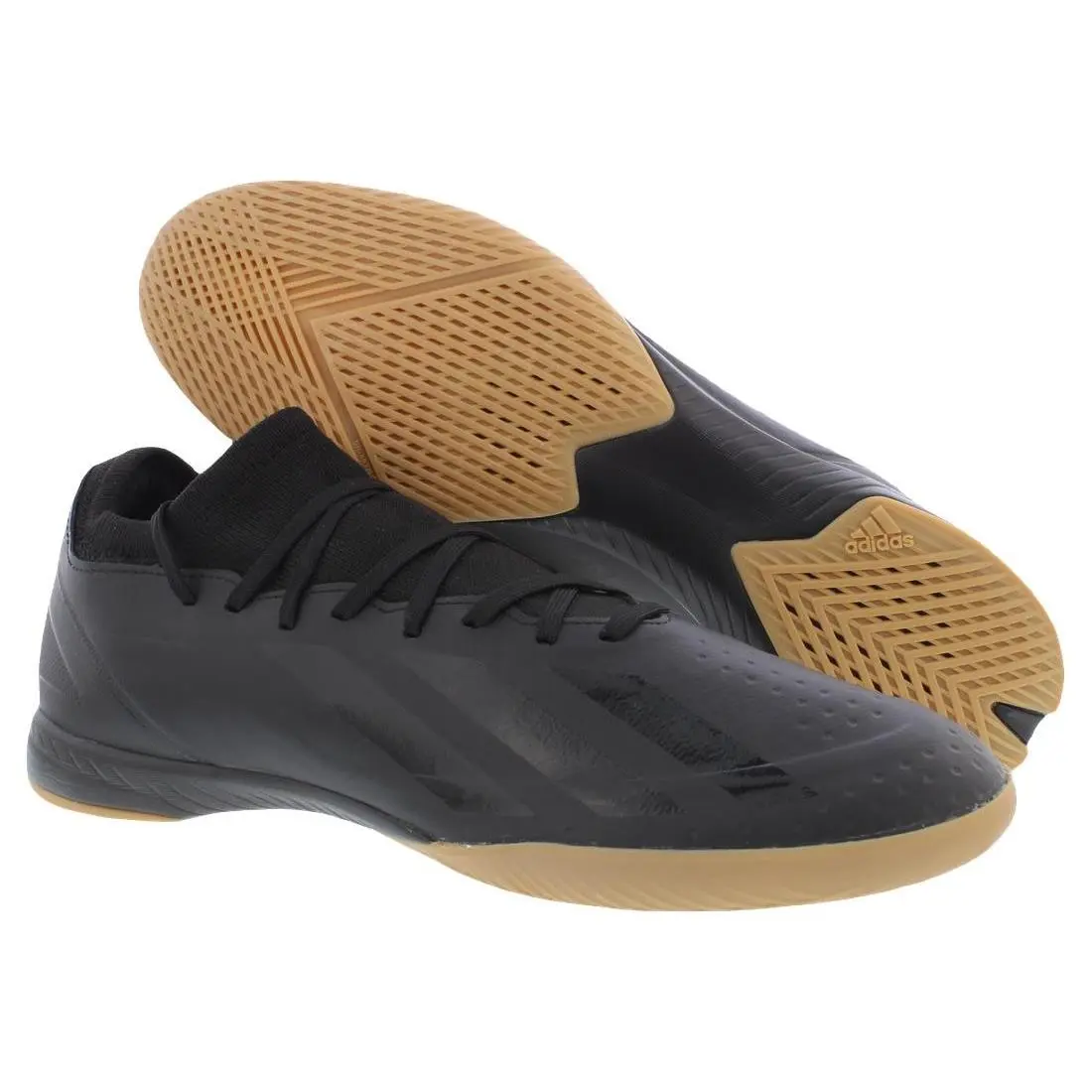 Adidas X Crazyfast.3 Indoor Unisex Shoes Size 10.5 Color: Black/gum