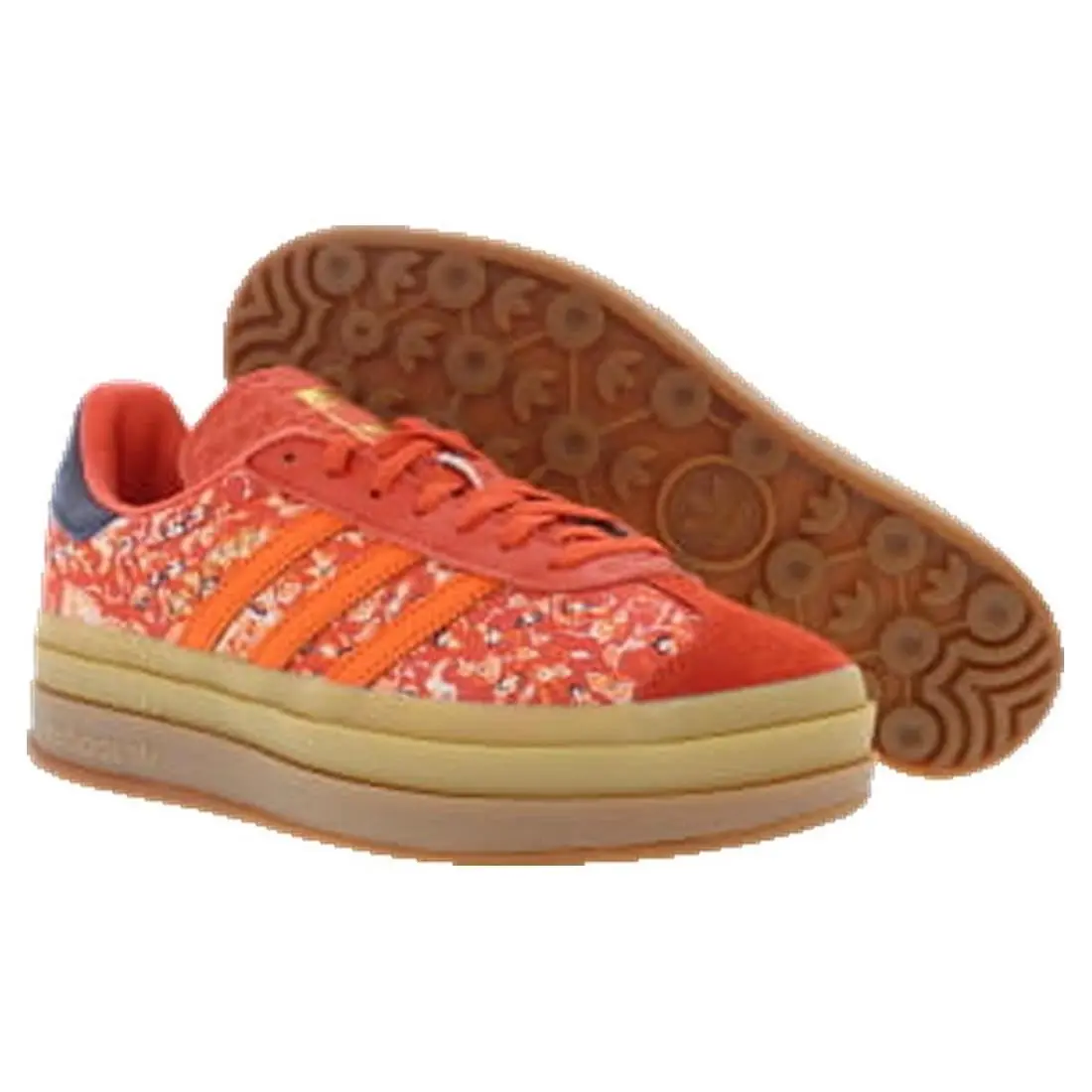 Adidas Gazelle Bold Womens Shoes Size 7.5 Color: Preloved Red/orange/night