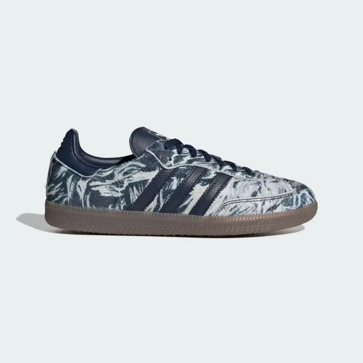 Women’s Size 11- Adidas Samba OG “pony Hair” Indigo Off White Shoes IH9023