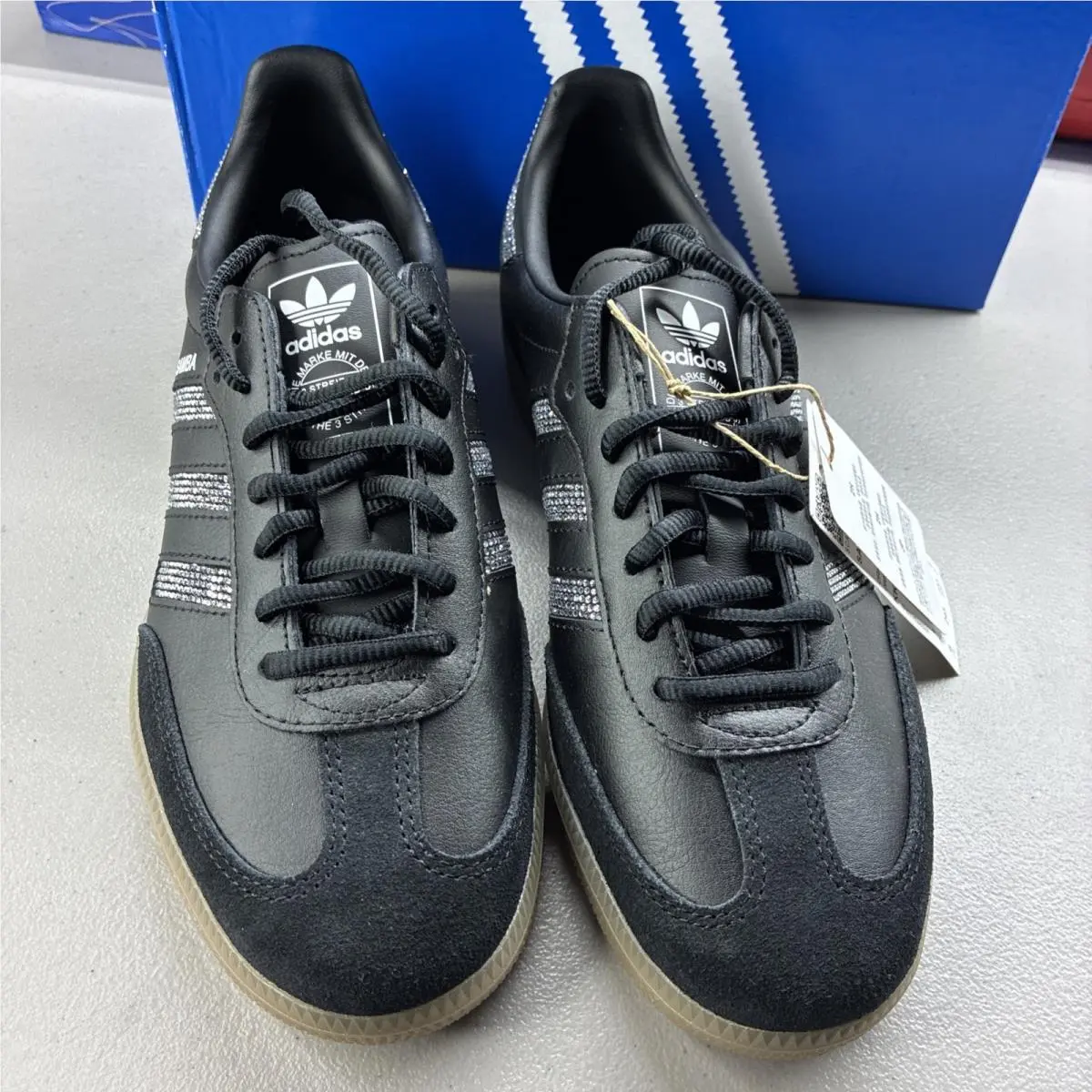Adidas shoes - Samba OG J Rhinestone - Samba Rhinestone - Black 1