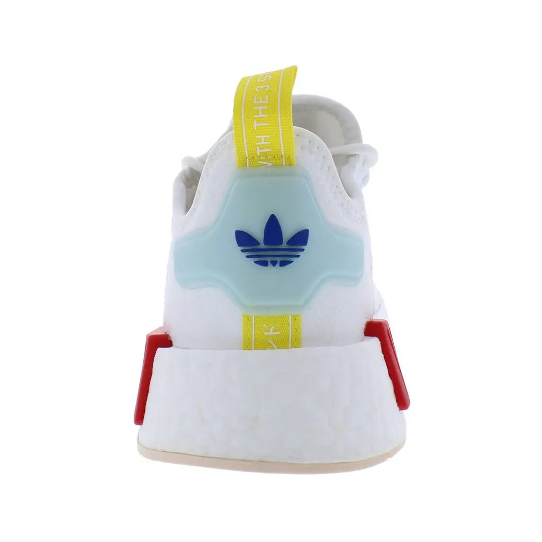 Adidas shoes - Cloud White/Almost Blue/Vivid Red, Main: White (UPC: 195746126791) 2