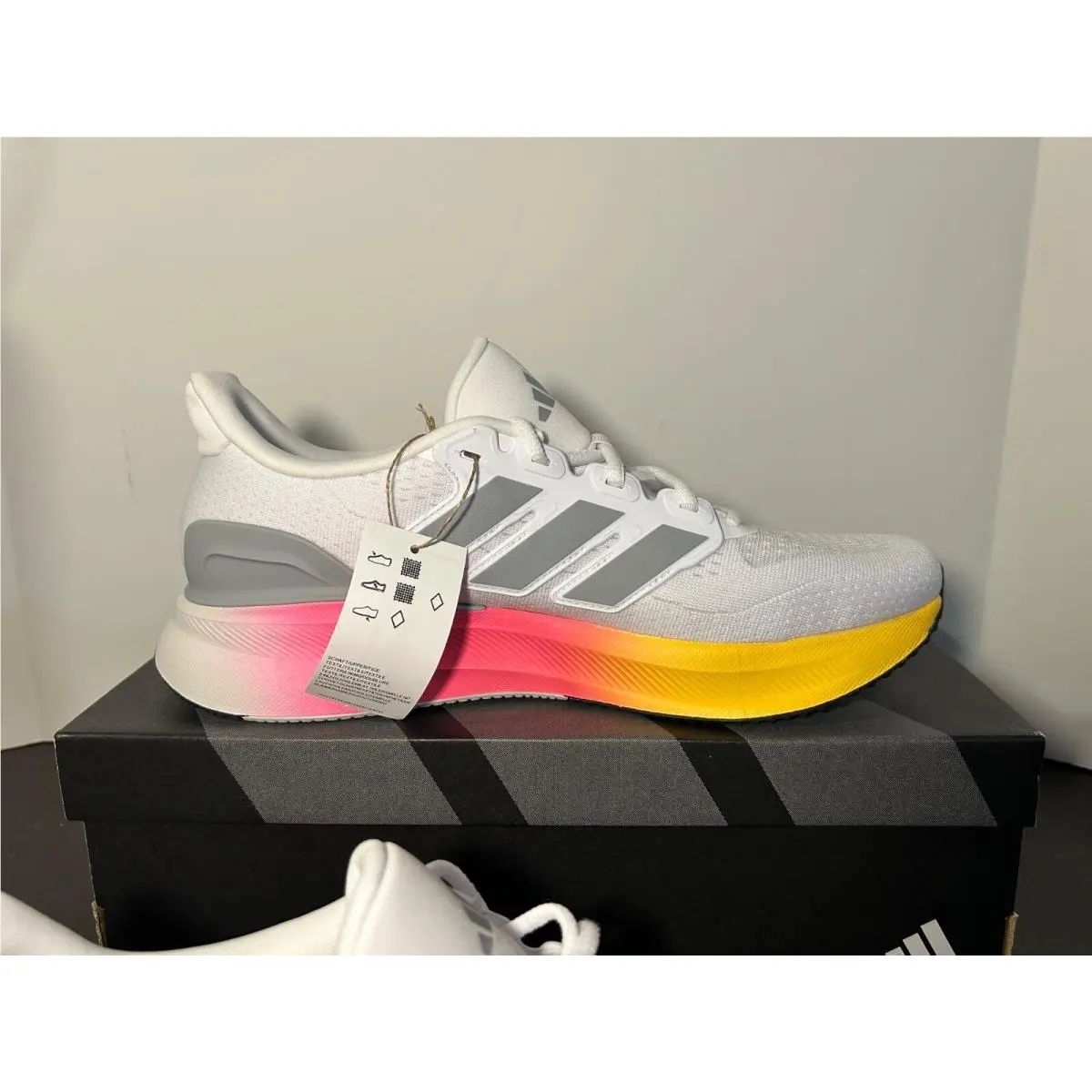 Adidas shoes - adidas Run - Run - White, Grey, Pink, Yellow 1