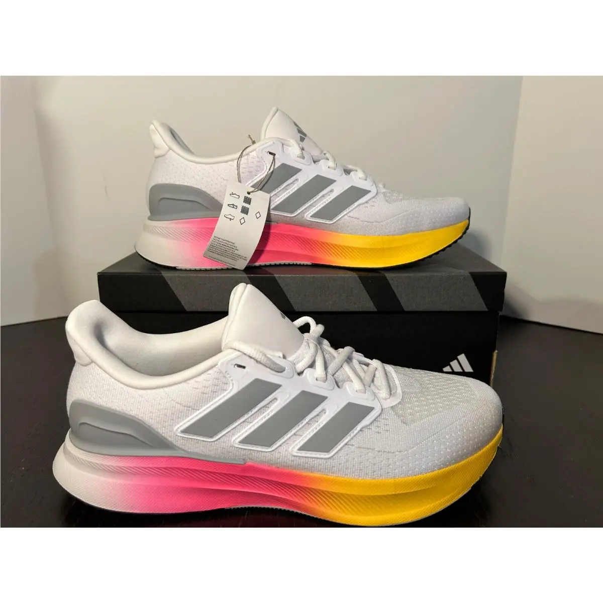 Adidas shoes - adidas Run - Run - White, Grey, Pink, Yellow 0