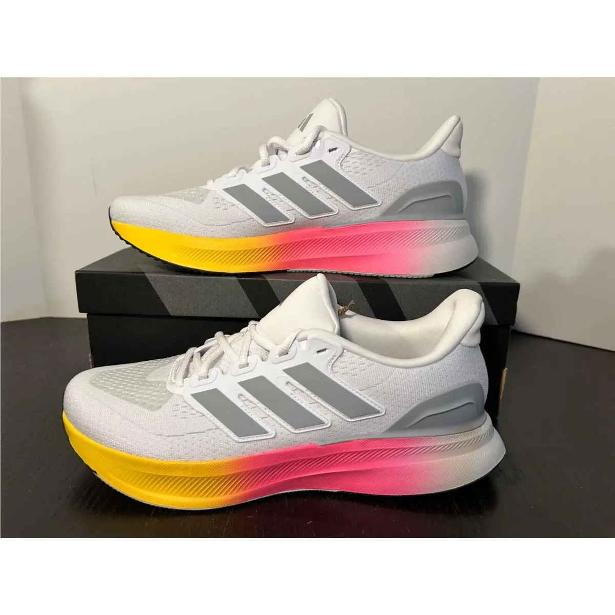 Adidas shoes - adidas Run - Run - White, Grey, Pink, Yellow 4