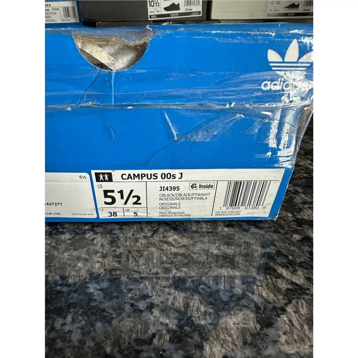 Adidas shoes - adidas Campus - Campus - JI4395 - Black 4