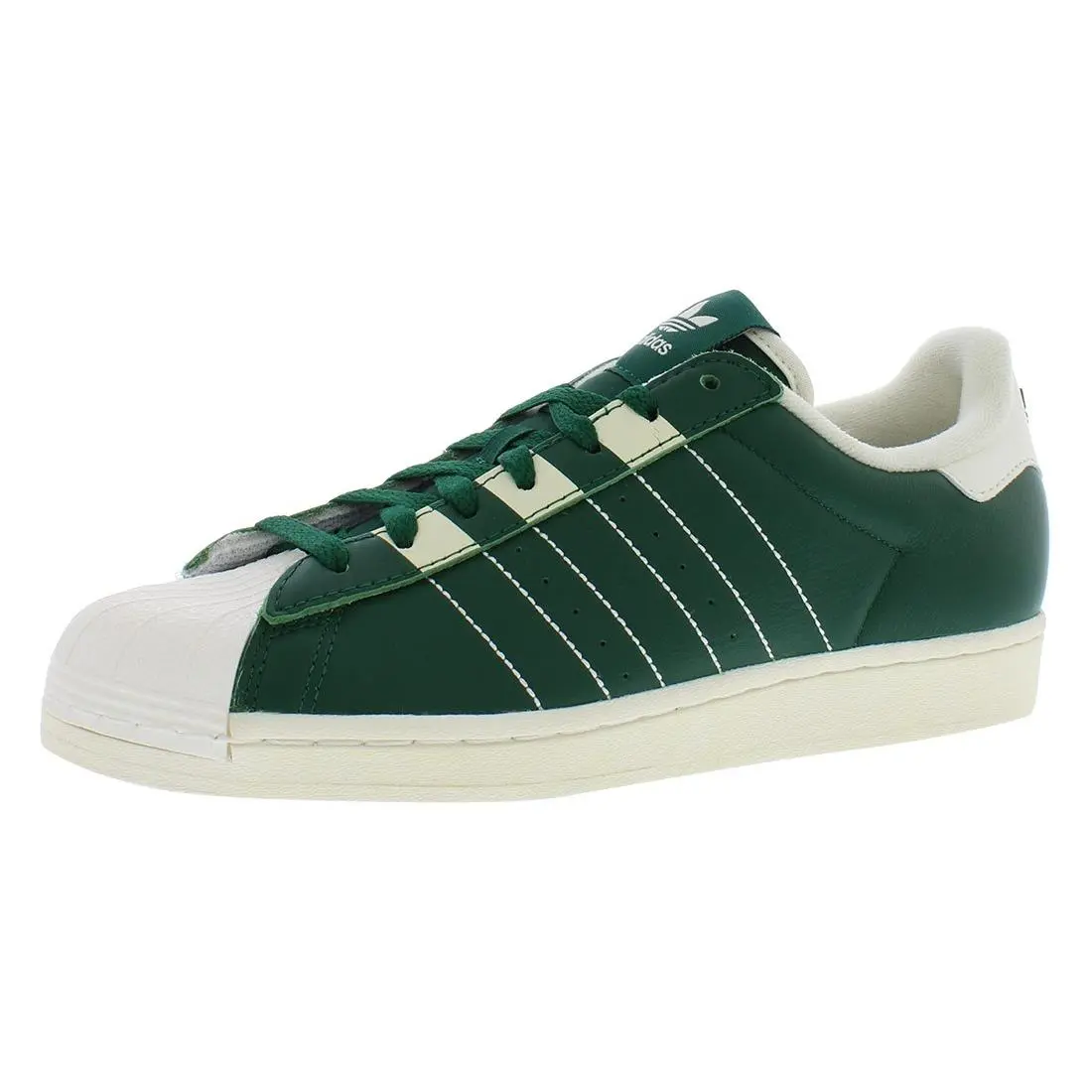 Adidas shoes - Dark Green/Cream White/Cloud White, Main: Green (UPC: 195740254445) 0