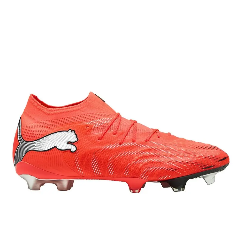 Puma Future 9 Ultimate Firm Ground Soccer Cleats Mens Red Sneakers Athletic Shoe