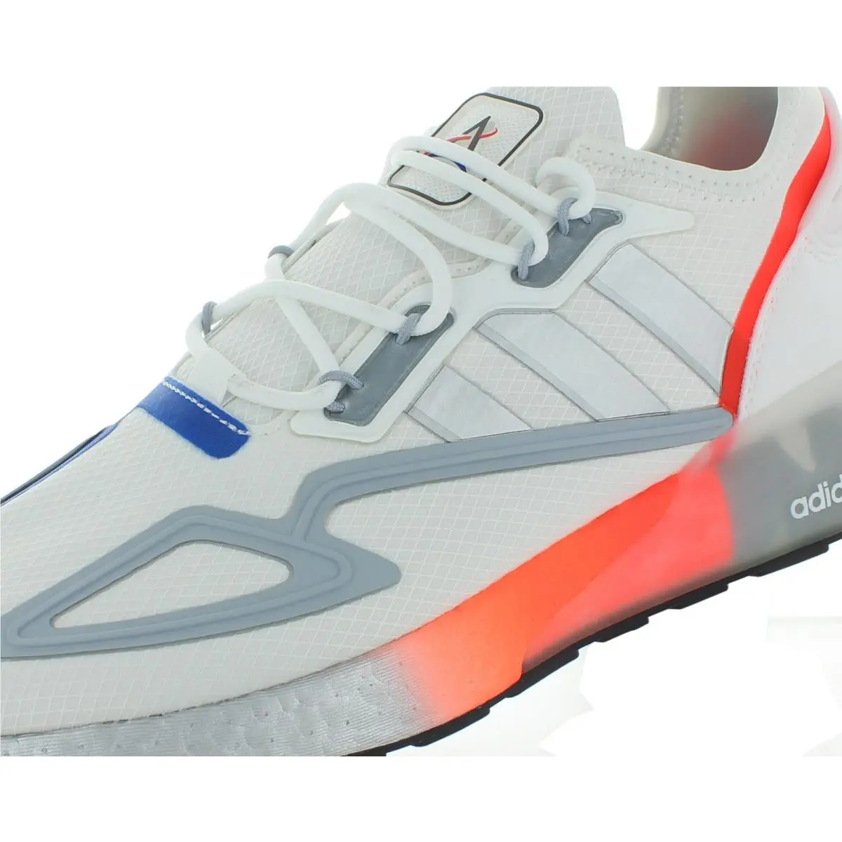 Adidas shoes - Footwear White/Metallic Silver/Glow Blue, Full: Footwear White/Metallic Silver/Glow Blue (UPC: 194812528347) 0