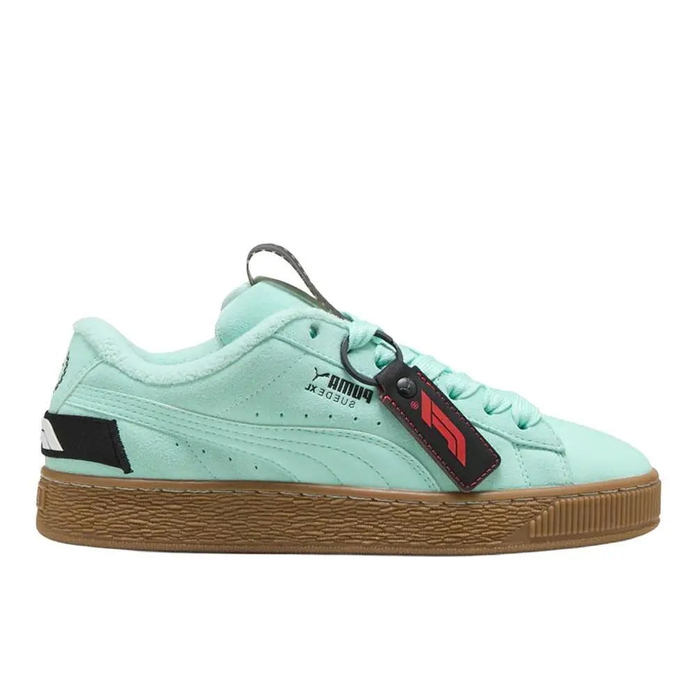 Puma F1 Suede Xl 75 Years Lace Up Mens Green Sneakers Casual Shoes 30889402