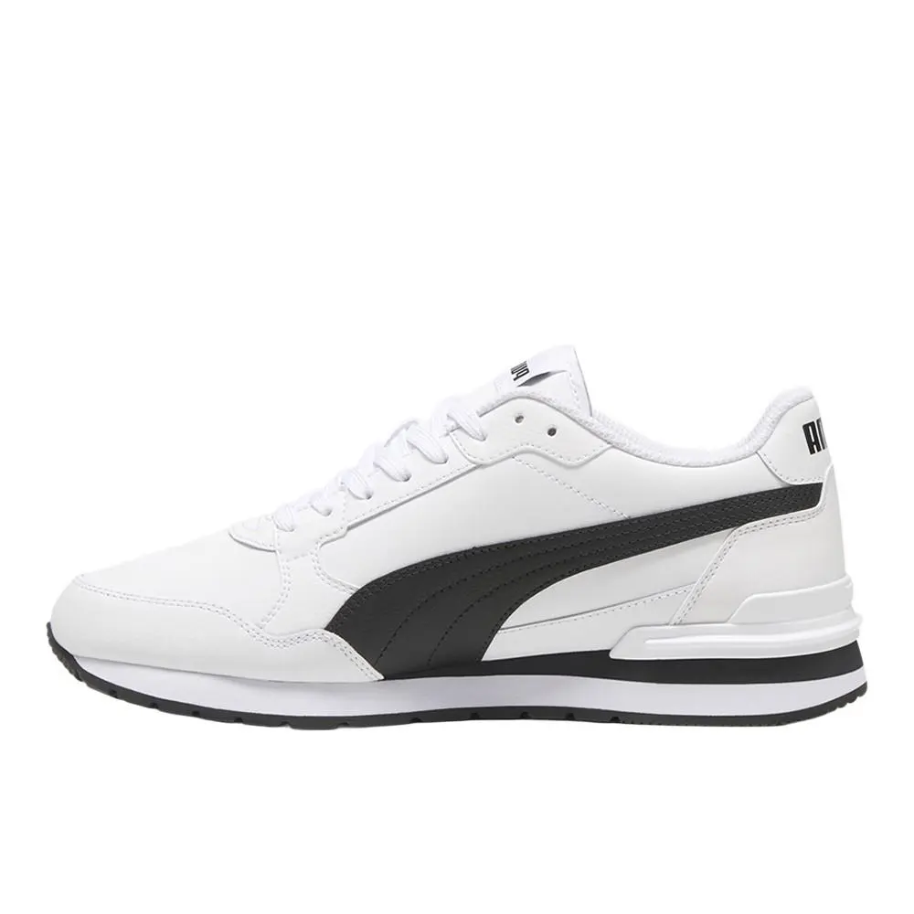 Puma shoes - PUMA St Runner V4 Leather Lace Up - 39906802 - Off White, White 1