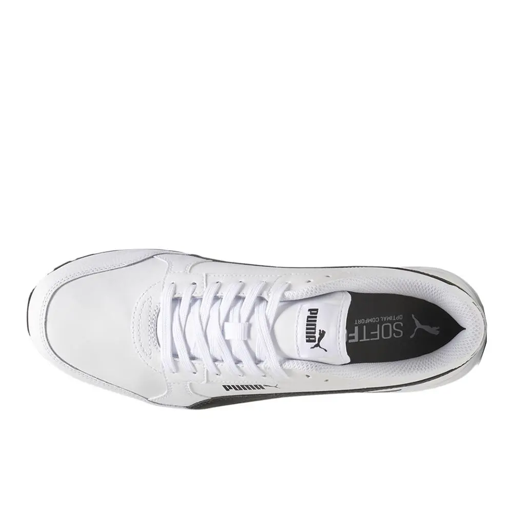 Puma shoes - PUMA St Runner V4 Leather Lace Up - 39906802 - Off White, White 2