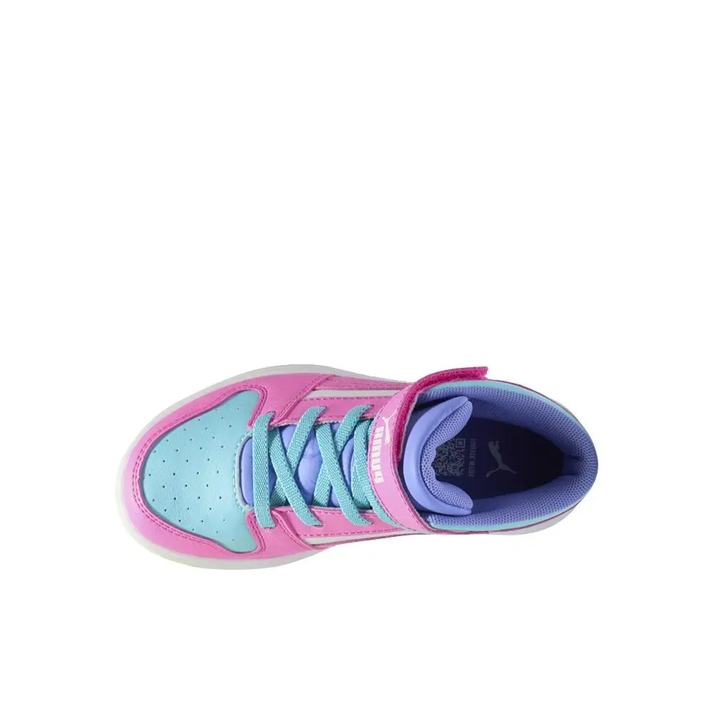 Puma shoes - PUMA Rebound Layup High Top  Youth - 40306304 - Blue, Pink, White 8