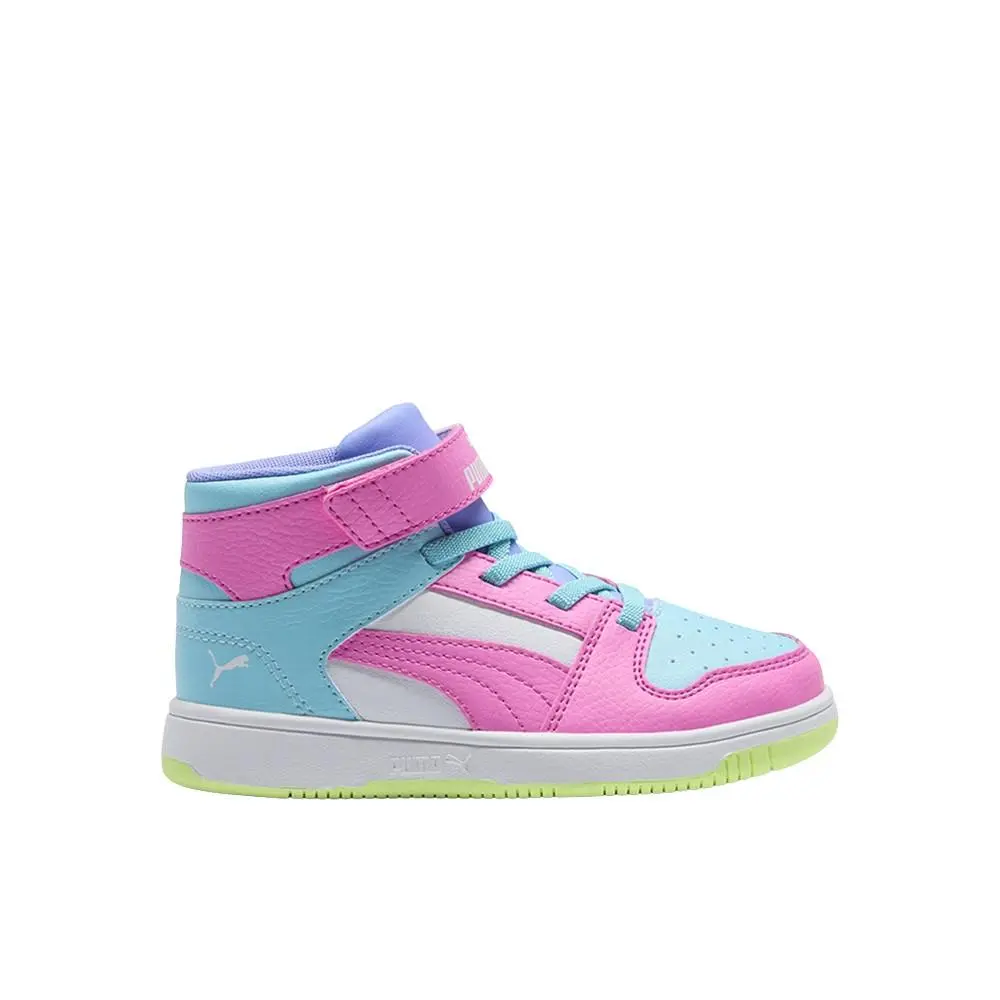 Puma shoes - PUMA Rebound Layup High Top  Youth - 40306304 - Blue, Pink, White 5