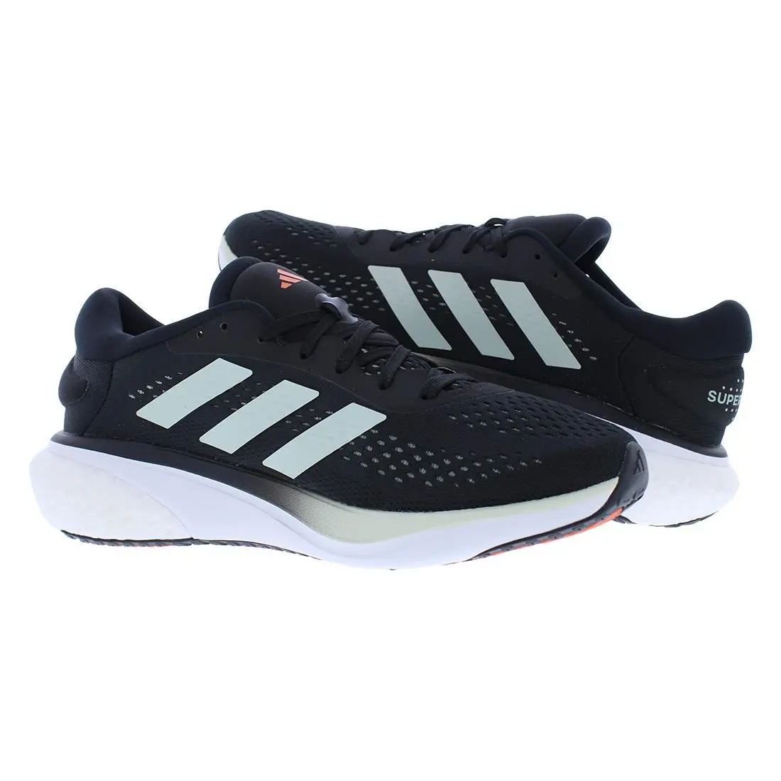 Adidas shoes - Core Black/Linen Green/Impact Orange, Main: Black (UPC: 195747118887) 1