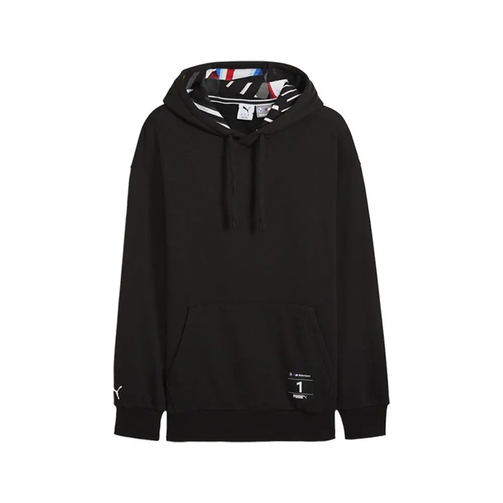 Puma Bmw M Motorsport Graphic Hoodie Mens Black Casual Outerwear 63062301
