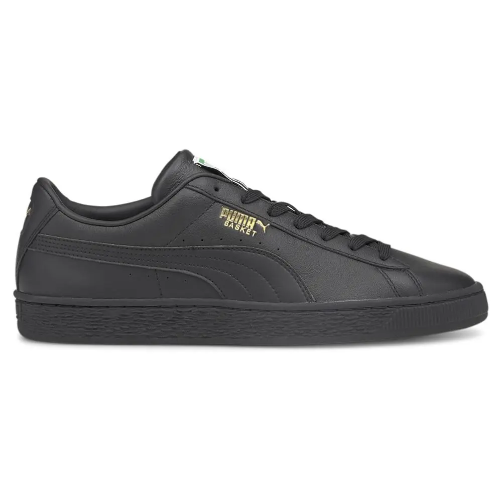Puma Basket Classic Xxi Lace Up Mens Black Sneakers Casual Shoes 37492303