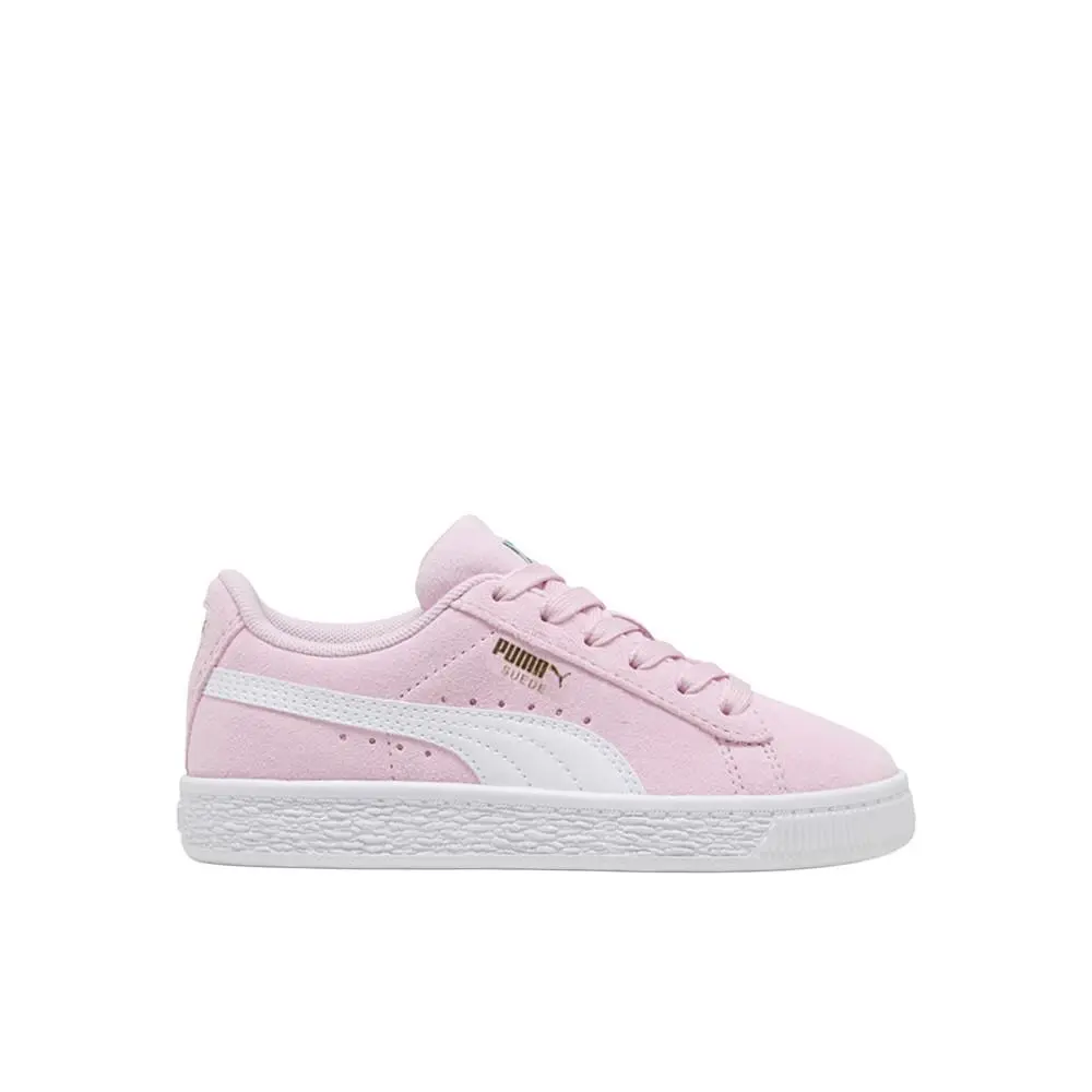 Puma Suede Classic Lace Up Youth Girls Pink Sneakers Casual Shoes 39985405