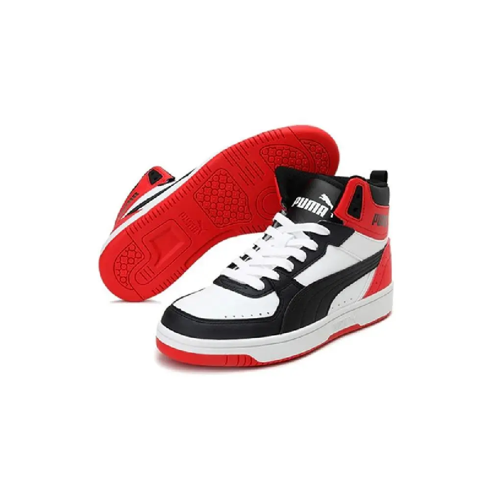 Puma shoes - 374687 03 - 374687 03 - White-Black-High Risk Red 7