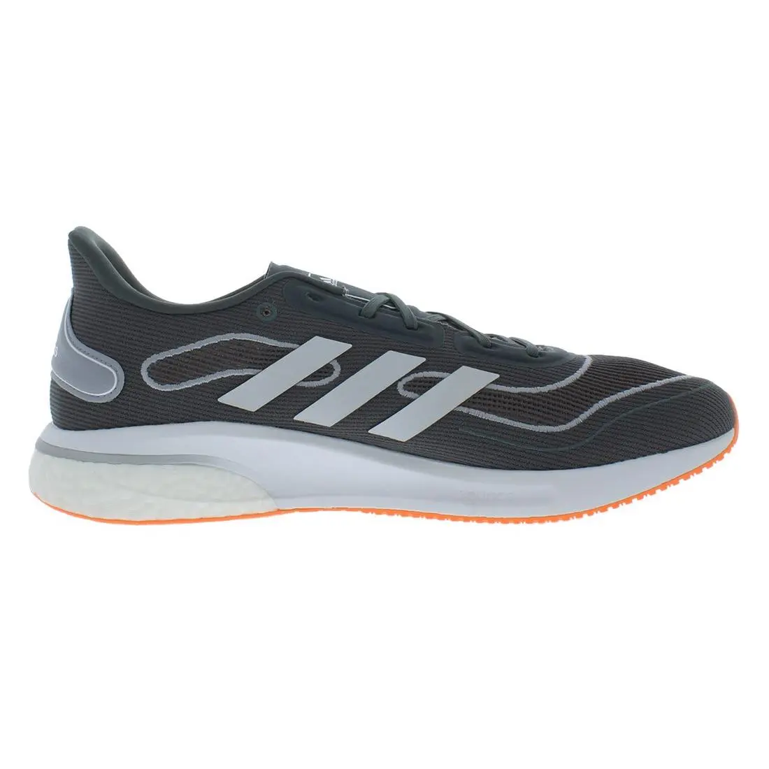 Adidas shoes - Grey/White/Orange, Main: Grey (UPC: 194813029805) 1
