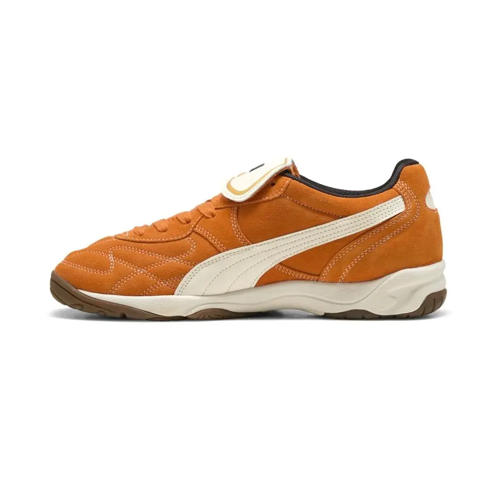 Puma shoes - PUMA King Indoor Royalty Lace Up - 40168403 - Orange 1