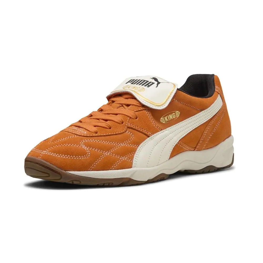 Puma shoes - PUMA King Indoor Royalty Lace Up - 40168403 - Orange 6