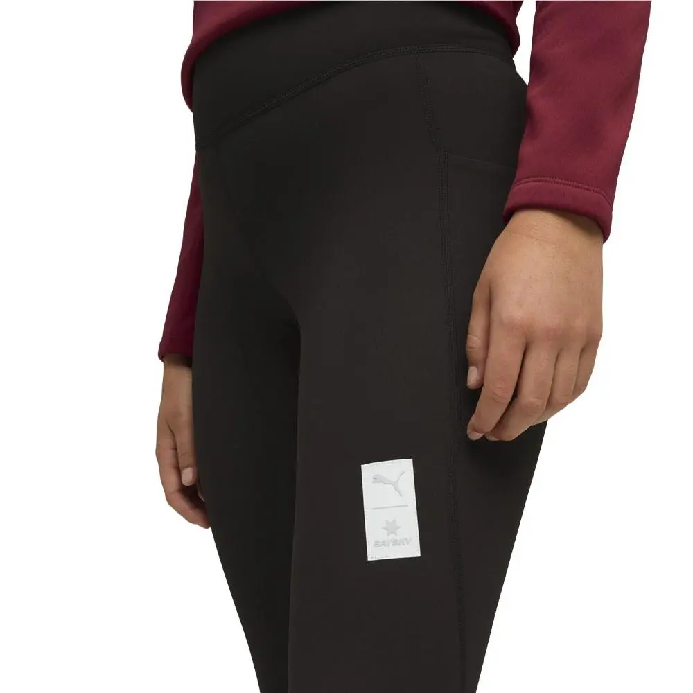 Puma clothing - PUMA  X Saysky Fleece Athletic Leggings - 52756001 - Black 5