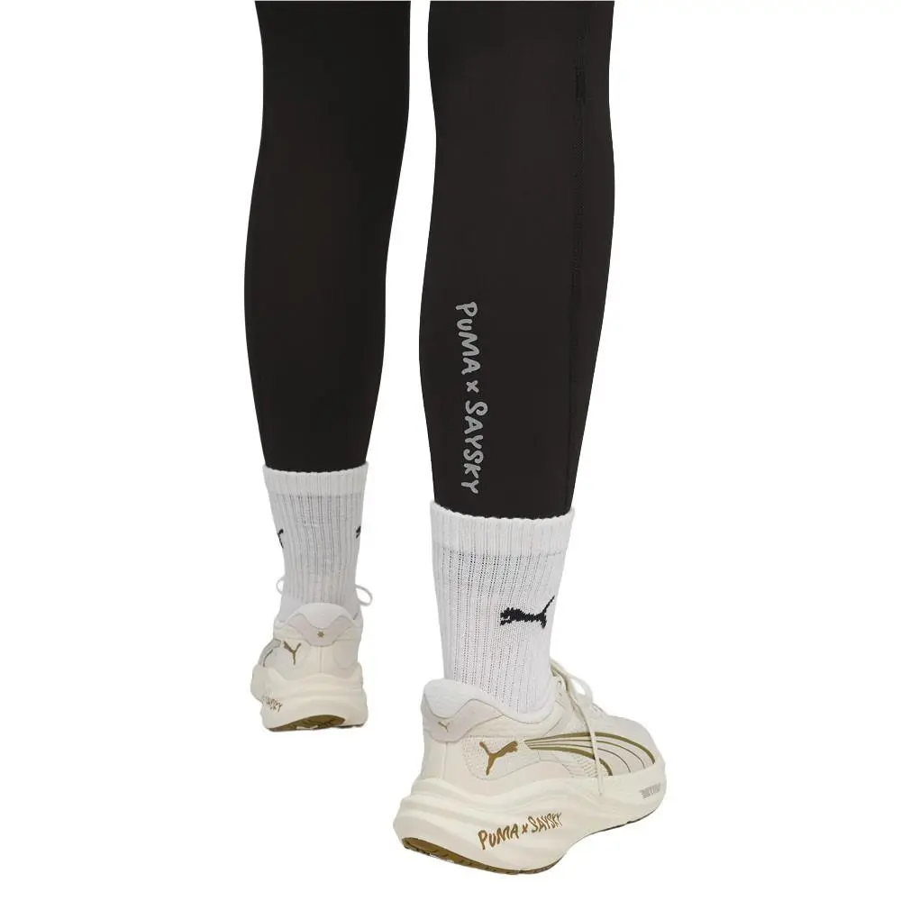 Puma clothing - PUMA  X Saysky Fleece Athletic Leggings - 52756001 - Black 11