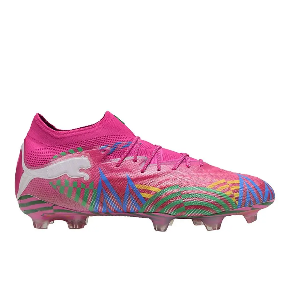 Puma Future 9 Ultimate Firm Ground Soccer Cleats Mens Pink Sneakers Athletic Sho
