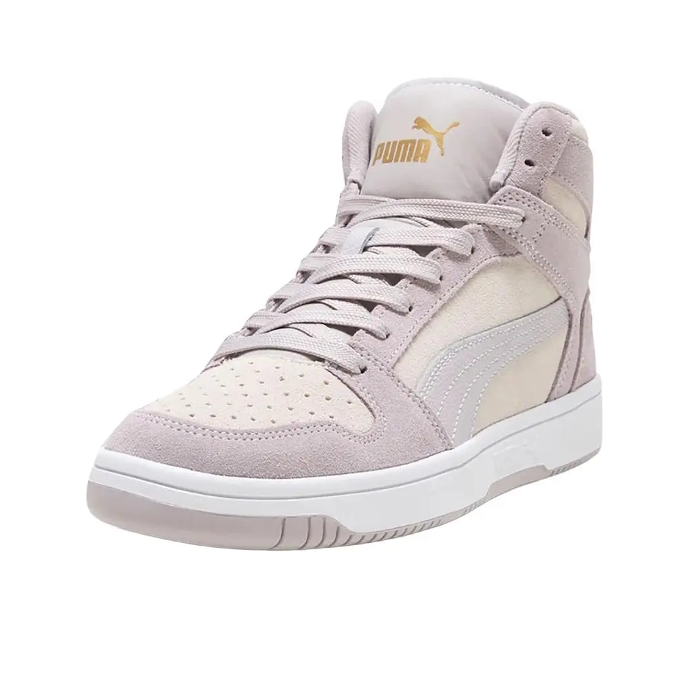 Puma shoes - PUMA Rebound Layup Stone Perforated High Top - 40187401 - Beige, Pink 6