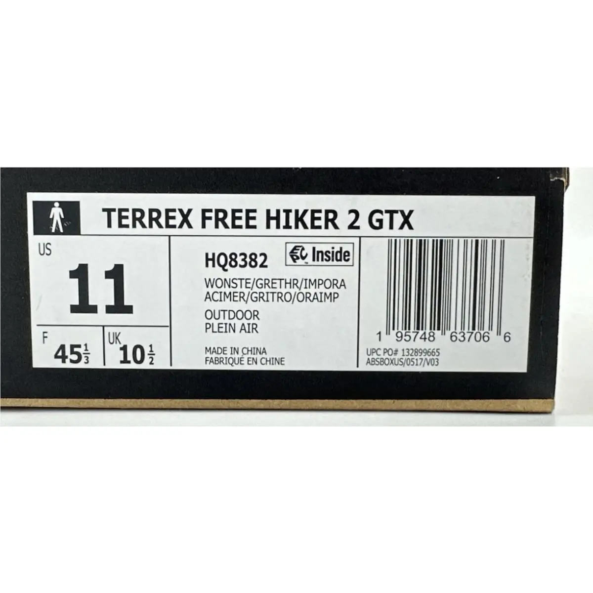 Adidas shoes - adidas Terrex Free Hiker 2 GTX - Wonder Steel Grey Three Impact Orange (WONSTE/GRETHR/IMPORA) (UPC: 195748637066) 9