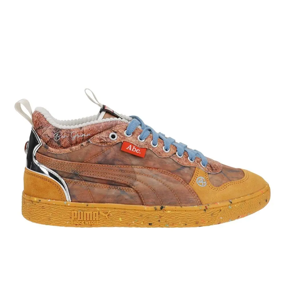 Puma X Abc. X Fantastic Four The Thing Majesty Lace Up Mens Brown Sneakers Cas