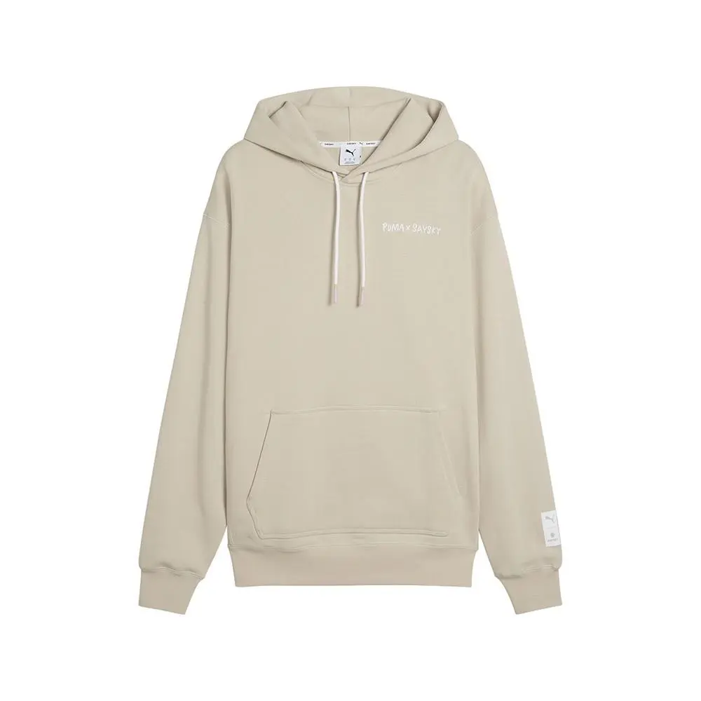 X Saysky Pullover Hoodie Mens Brown Casual Outerwear 52695568 by Puma