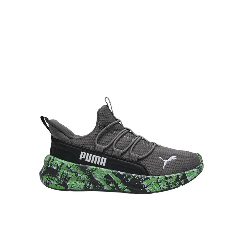 Puma One4all 2.0 Throttle Slip On Youth Boys Grey Sneakers Casual Shoes 4052420