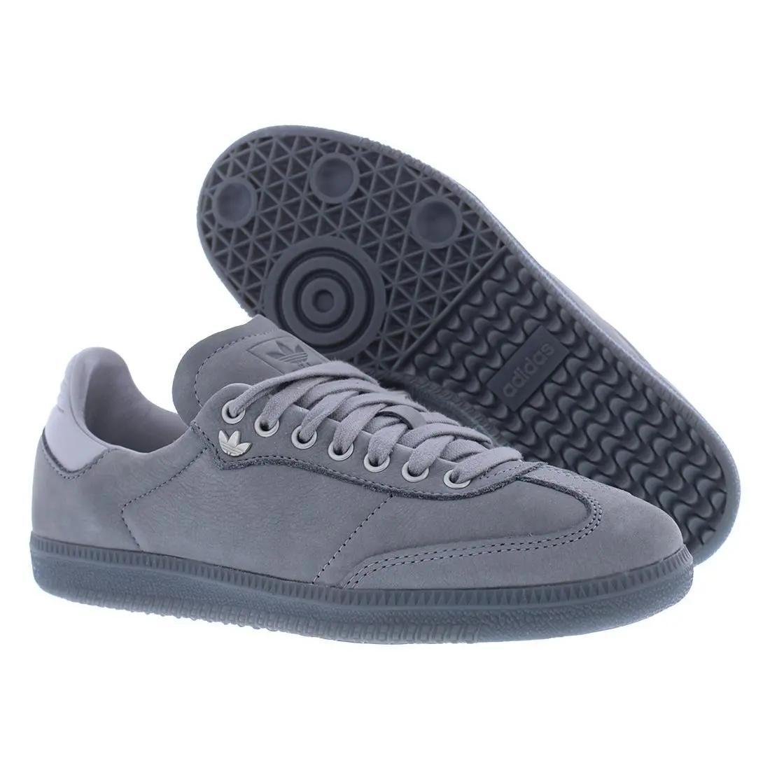 Adidas Samba Lux Leather Mens Shoes Size 11 Color: Grey/grey